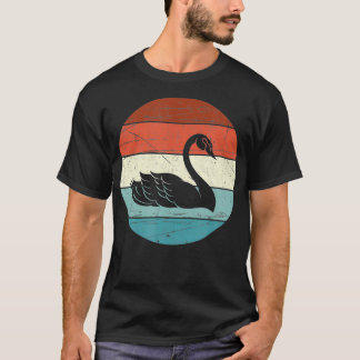 T-shirt Retro Swan