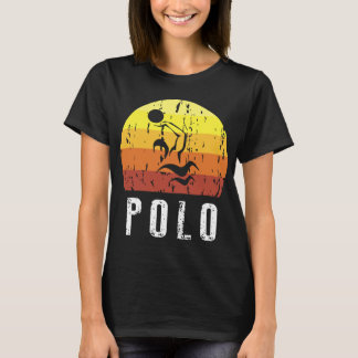 T-shirt Rétro t de rétro de style d'eau silhouette vintage