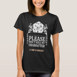 T-shirt Retro Tabletop Dungeons Jeu I RPG Dice Cube
