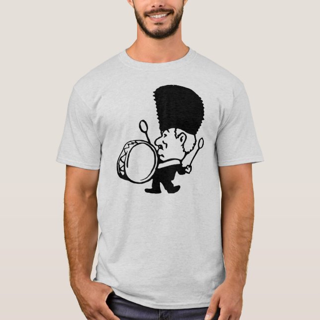 T-shirt Rétro tambour bas (Devant)