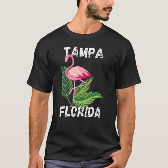 T-shirt Retro Tampa Florida Apparel (Devant)