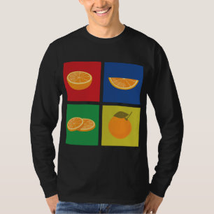 T-shirt Retro Tangerine Outfit Love Mandarin Orange Citrus