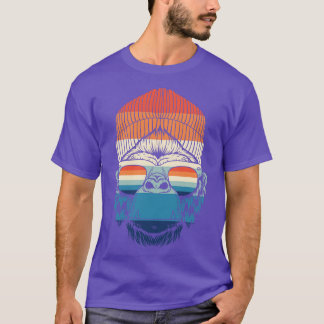 T-shirt Retro Techno Monkey