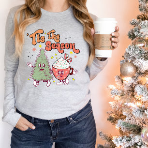 T-shirt Retro Tis the Season Noël