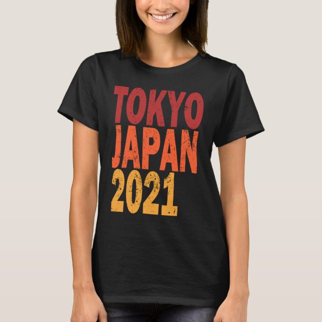 T-shirt Retro Tokyo Japon 2021 (Devant)