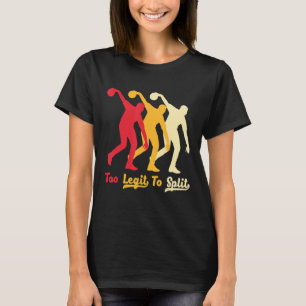 T-shirt Retro Trop Leger Pour Fractionner Le Devis Pour Bo