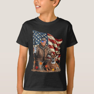 T-shirt Retro Trump Chasse Deer Drôle Bière Boire