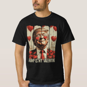 T-shirt Retro Trump est ma Saint-Valentin Trump