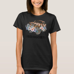 T-shirt Retro Utv Sxs Rider Dirty Atv Offroad Ridin