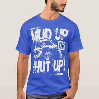T-shirt Rétro UTV SXS Rider Mud Up ATV hors route SXS