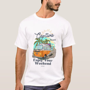 T-shirt Retro Van Captiva Beach Weekend Vibes