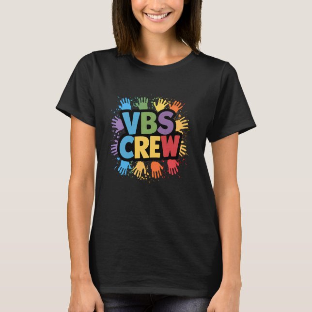 T-shirt Rétro VBS Crew VBS 2024 Vacation Bible School VBS (Devant)