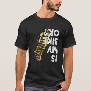 T-shirt Retro Vélo Vintage Est Mon Vélo Ok Vélo Moto