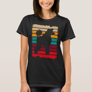 T-shirt Retro Vibe Poodle Vintage meilleur animal de compa