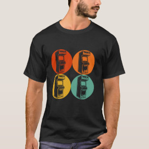 T-shirt Retro Video Game Cabinet Classic Gamer Arcade