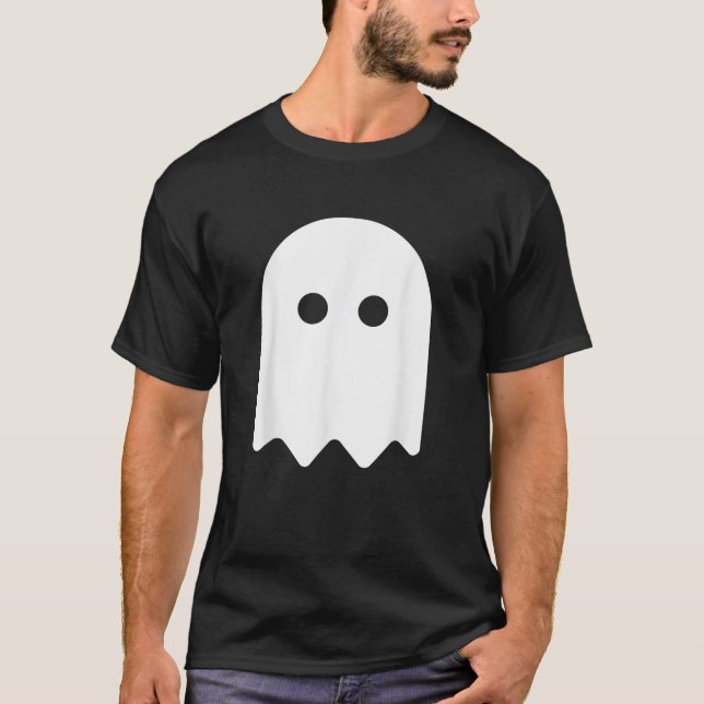 T-shirt Retro Video Game Ghost  (Devant)