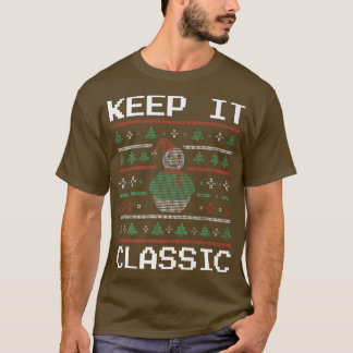 T-shirt Rétro Video Game Lovers Gaming Gamers Piel Santa C