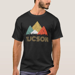 T-shirt Rétro ville de chemise de montagne de Tucson