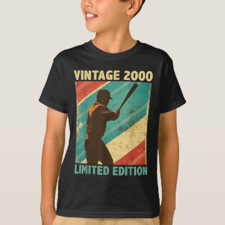 T-shirt Retro Vintage 2000 Baseball Lover Limited Edition