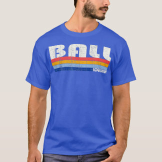 T-shirt Retro Vintage 70s 80s Style Ball Louisiana 