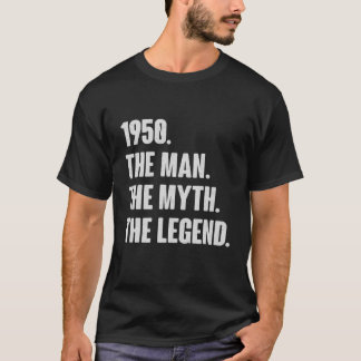 T-shirt Rétro Vintage 71St 1950 Anniversaire - Cadeau Pour