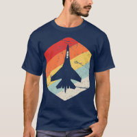 Retro Vintage Air Show Jet Fighter Airplane Jet