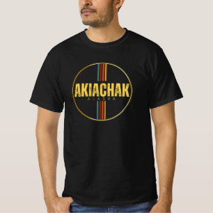 T-shirt Retro vintage akiachak ville état de l'alaska