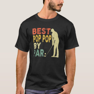 T-shirt Retro Vintage Best Pop Pop Par Par Golf Père's Da