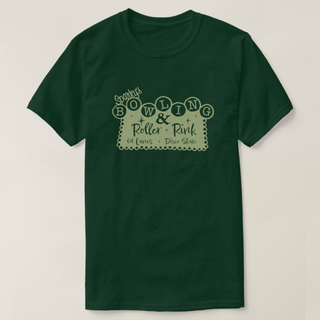 T-shirt Retro Vintage Bowling (Design devant)