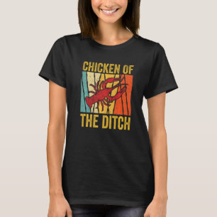 T-shirt Rétro Vintage Cajun Écrevisses Poulet Du Fossé
