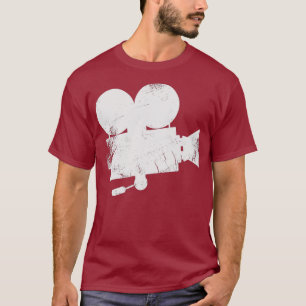 T-shirt Rétro Vintage Camera Directeur Éditeur cinéaste