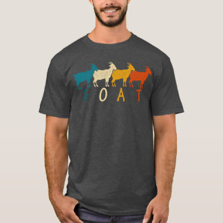 T-shirt Retro vintage chèvre TeeAnimal chèvres Lover Cadea
