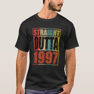 T-shirt Retro Vintage Droite Outta 1997 25 Ans 25t