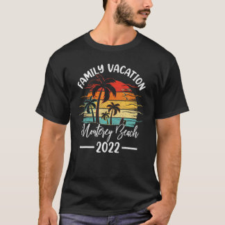 T-shirt Retro Vintage Family Vacation 2022 California Mont