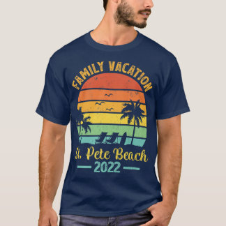 T-shirt Retro Vintage Family Vacation 2022 Florida St 