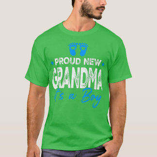 T-shirt Retro Vintage Genre Révèle Fier Nouveau Grand-mère