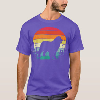 T-shirt Retro Vintage Grands Pyrénées Amoureux de les chie