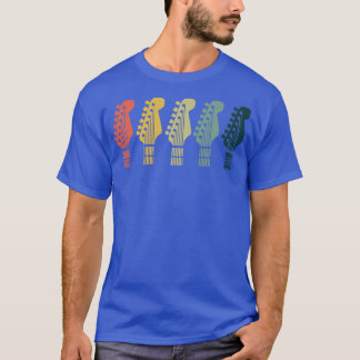 T-shirt Retro Vintage Guitares Premium