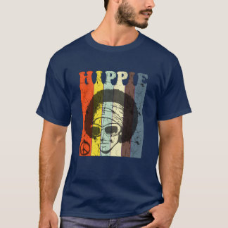 T-shirt Retro vintage hippie hairstyle retro 70s design gi