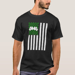 T-shirt Rétro Vintage Irlandais Drapeau USA Sport Boxe St.