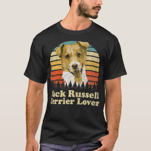 T-shirt Retro Vintage Jack Russell Terrier Amoureux des ch