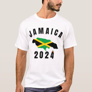 T-shirt Retro Vintage Jamaïque Famille vacances 2024
