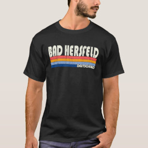 T-shirt Retro Vintage les années 70 80s Style Bad Hersfeld