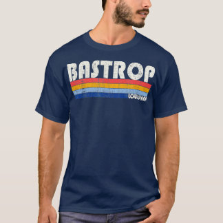 T-shirt Retro Vintage les années 70 80s Style Bastrop Loui