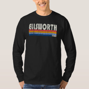 T-shirt Retro Vintage les années 70 80s Style Ellsworth Io