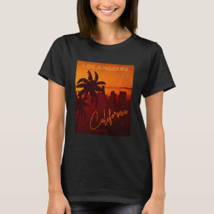 T-shirt Retro Vintage Los Angeles California City avec Pal