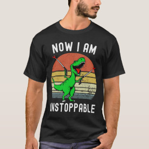 T-shirt Retro Vintage Maintenant Je Suis Inarrêtable Trex