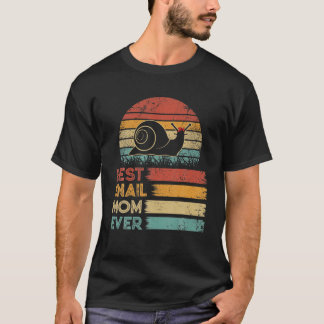 T-shirt Retro Vintage Meilleur Escargot Maman Jamais S Ani