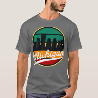 T-shirt Retro Vintage Michigan