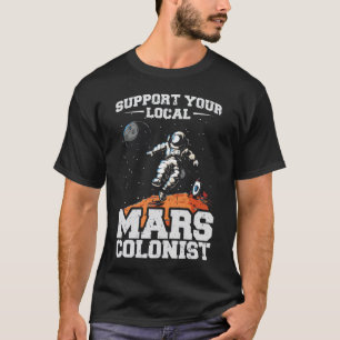 T-shirt Retro Vintage Occupy Mars 2020 Planet Martian Mars